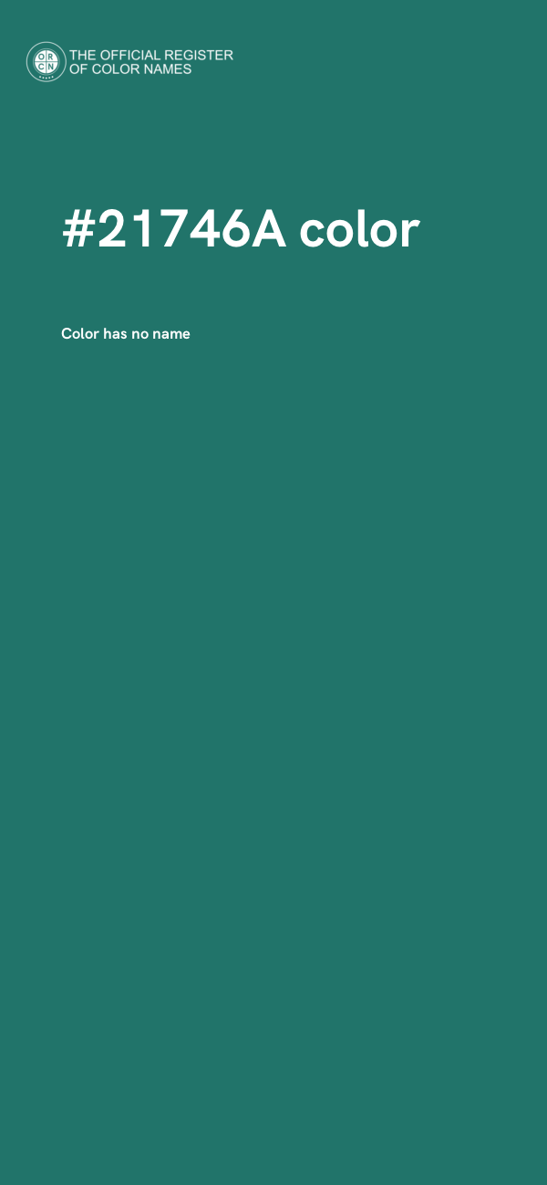#21746A color image
