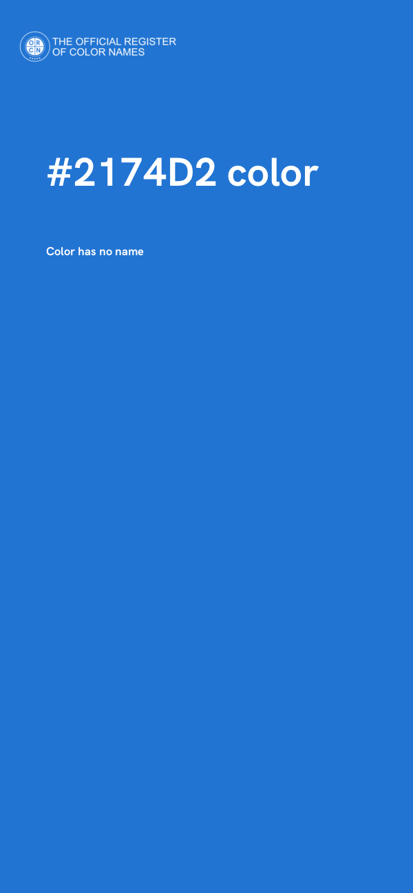 #2174D2 color image