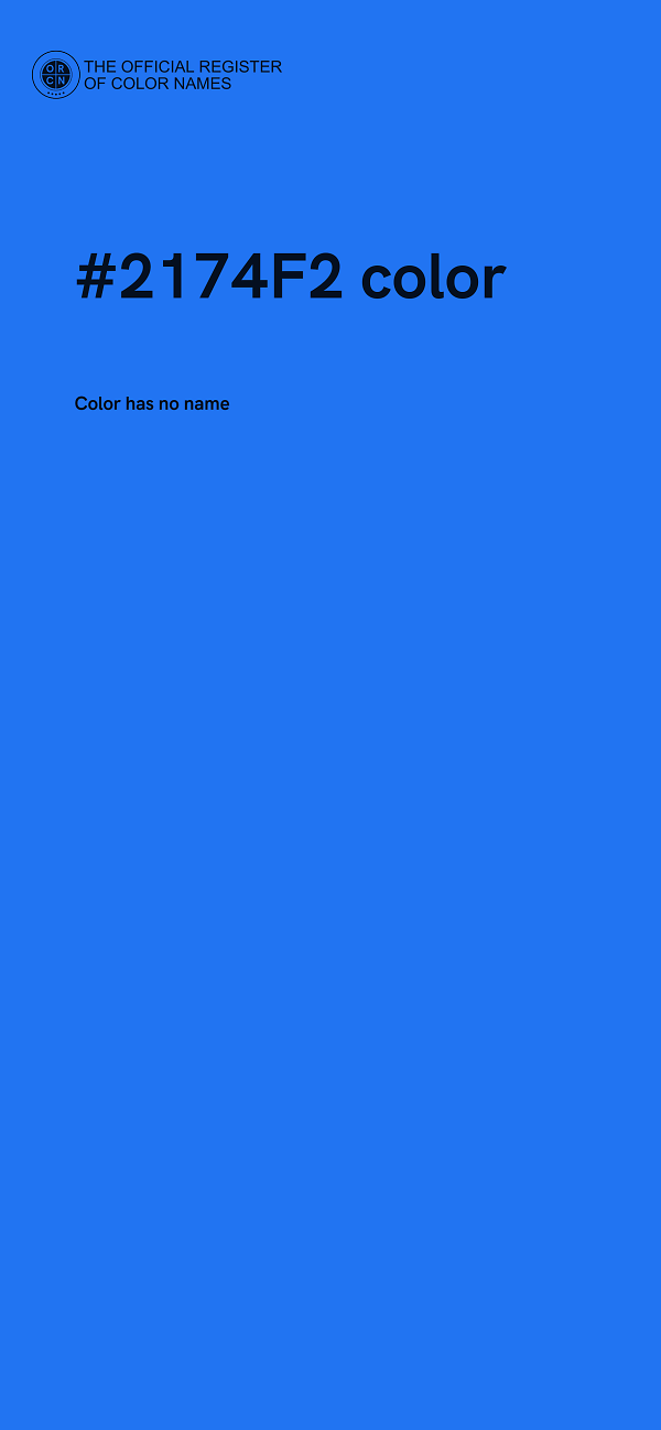 #2174F2 color image