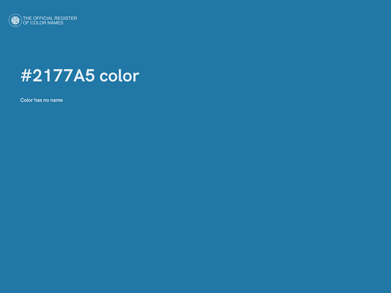 #2177A5 color image