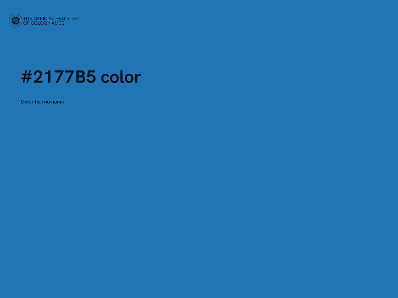 #2177B5 color image