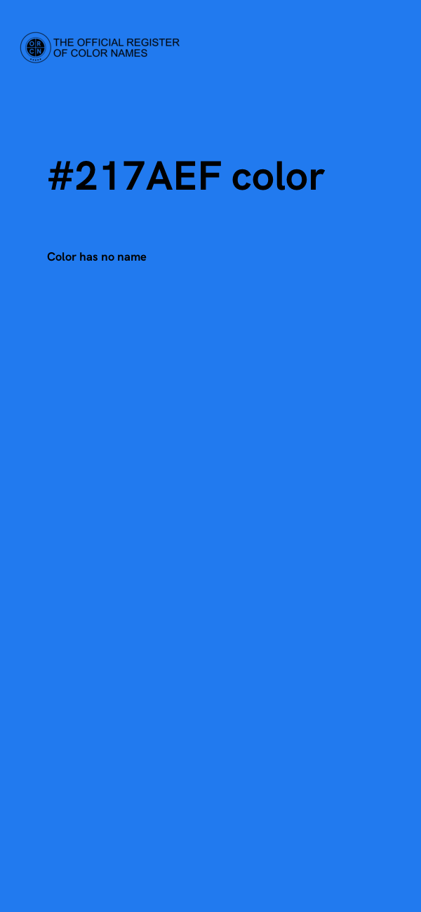 #217AEF color image