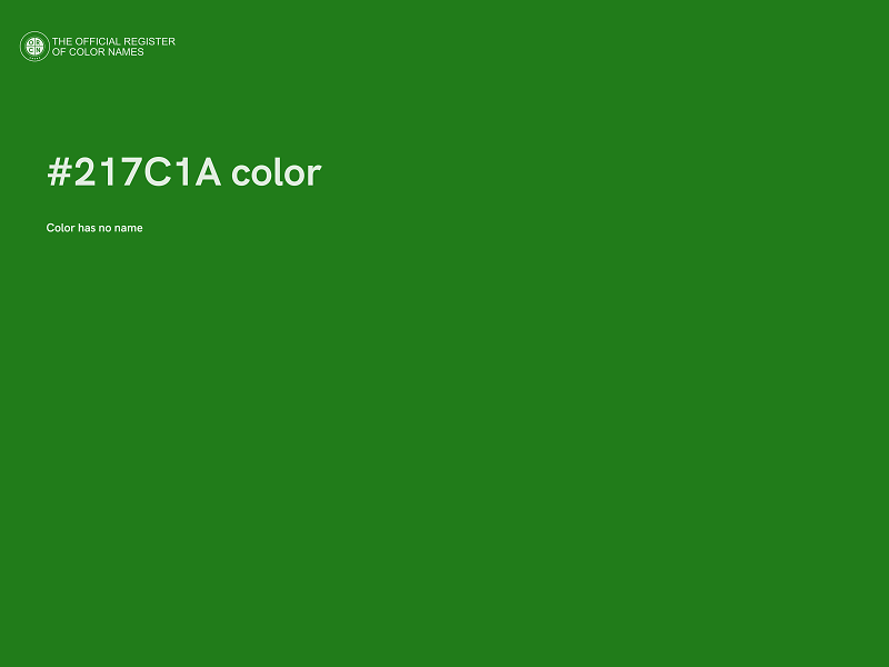 #217C1A color image