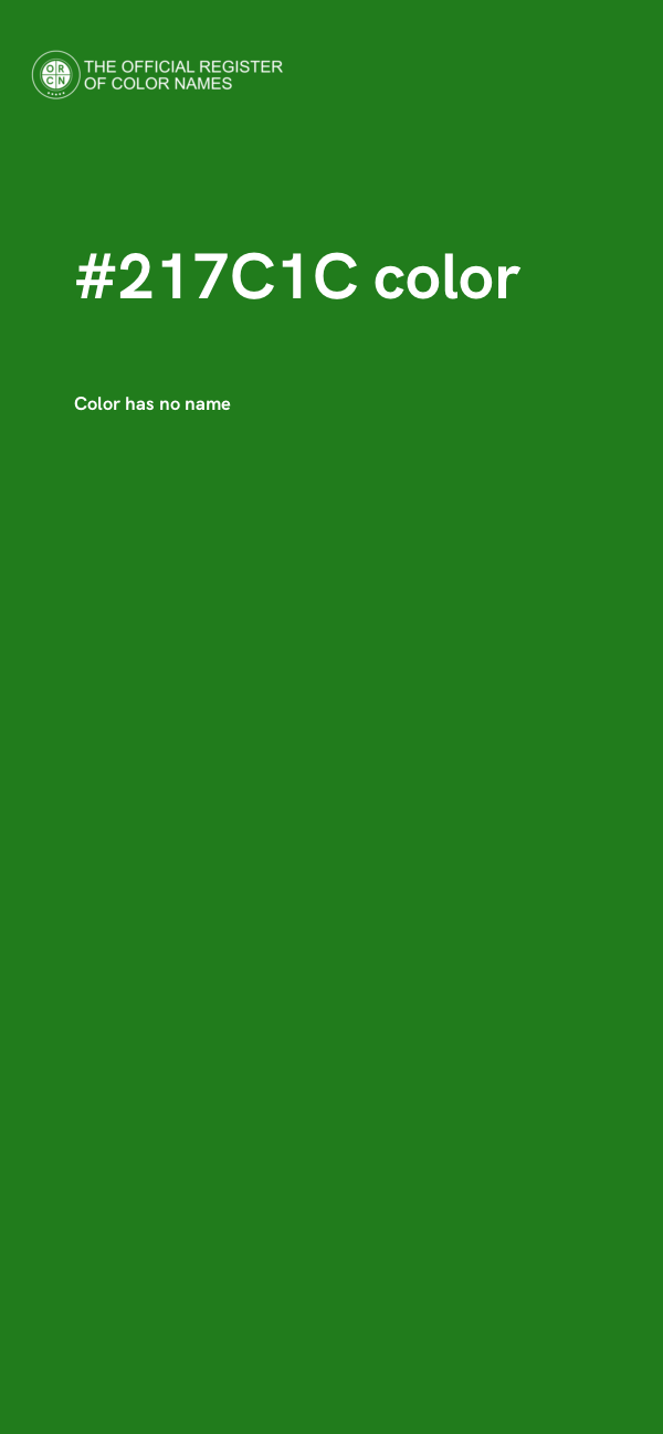 #217C1C color image