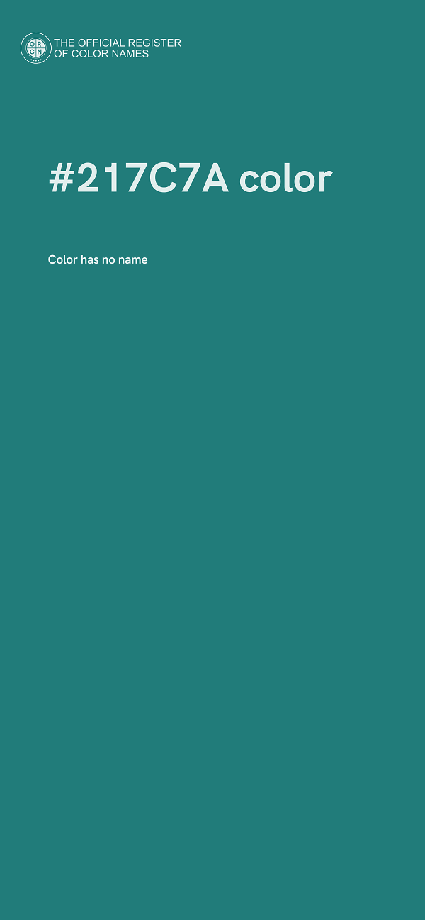 #217C7A color image