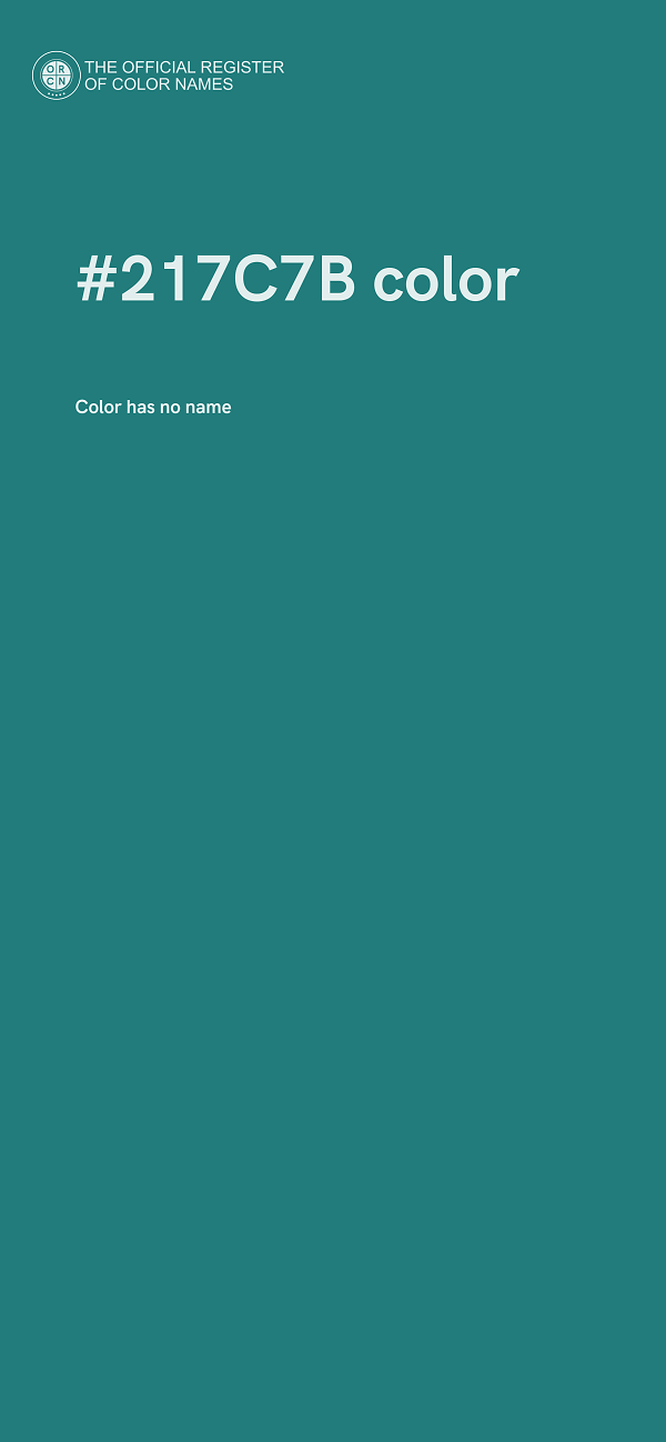 #217C7B color image