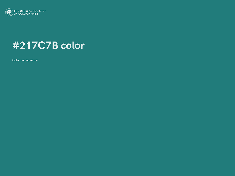 #217C7B color image