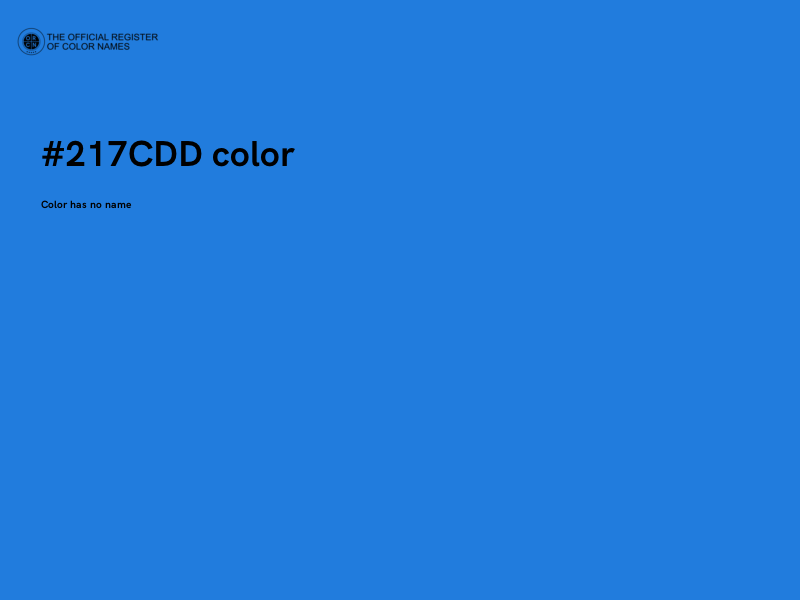 #217CDD color image