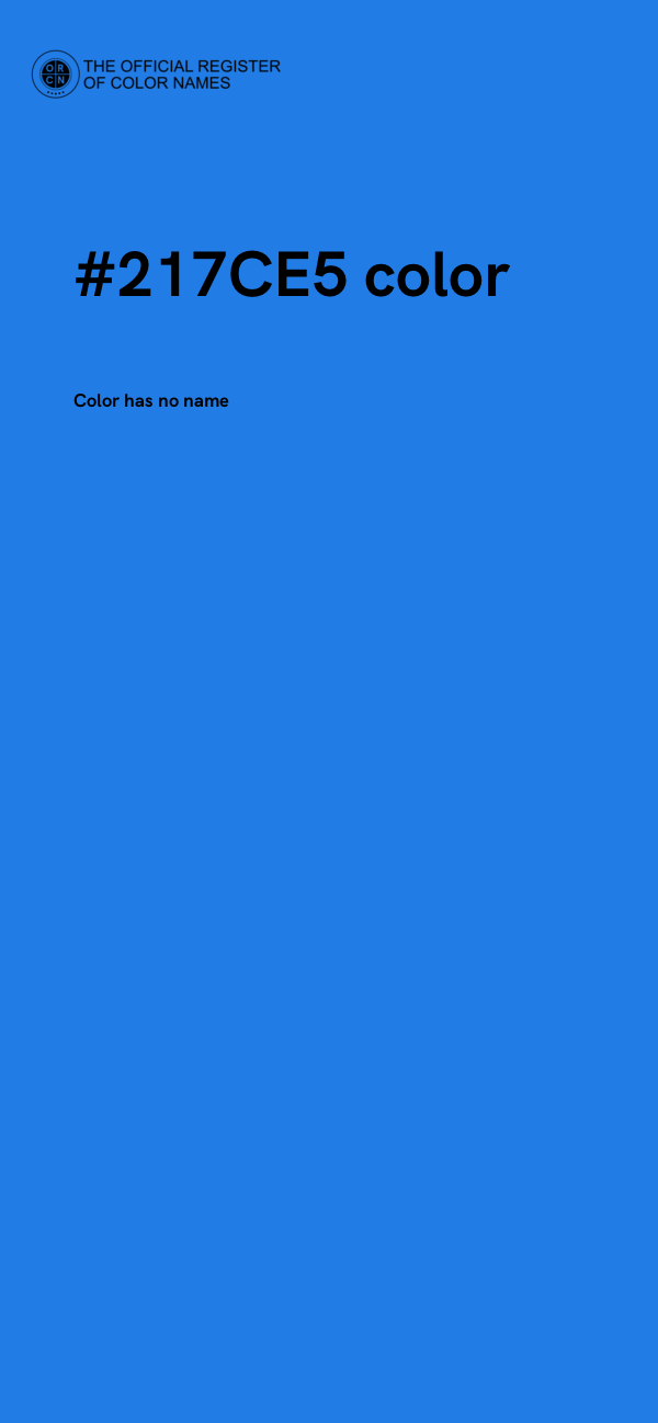 #217CE5 color image