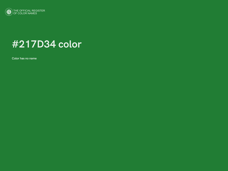 #217D34 color image