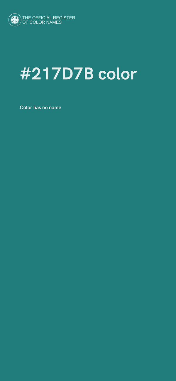 #217D7B color image