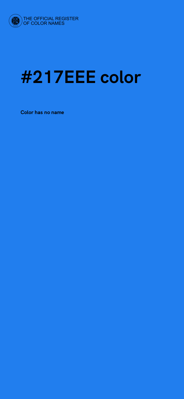 #217EEE color image
