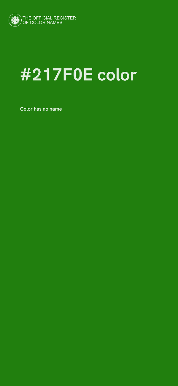 #217F0E color image