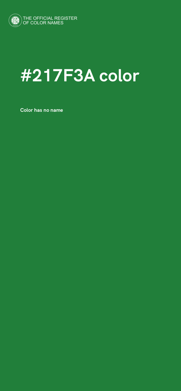 #217F3A color image