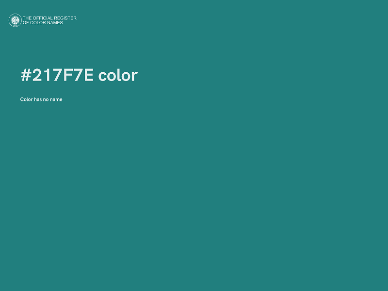 #217F7E color image