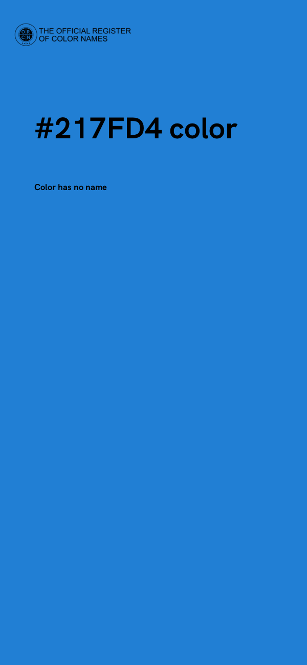 #217FD4 color image