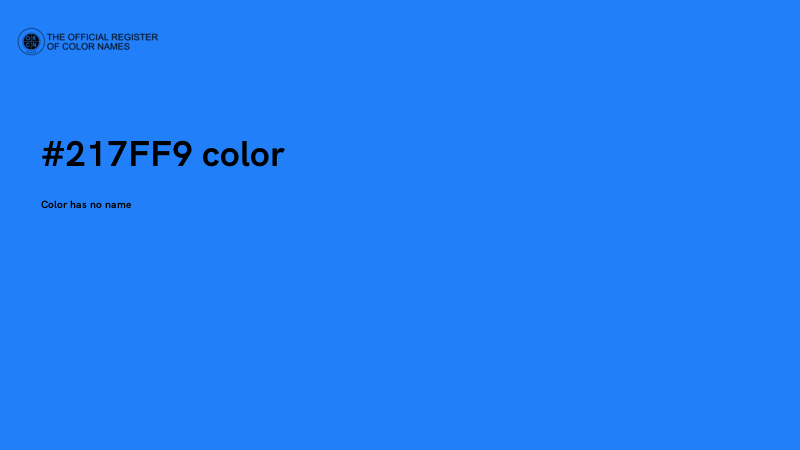 #217FF9 color image