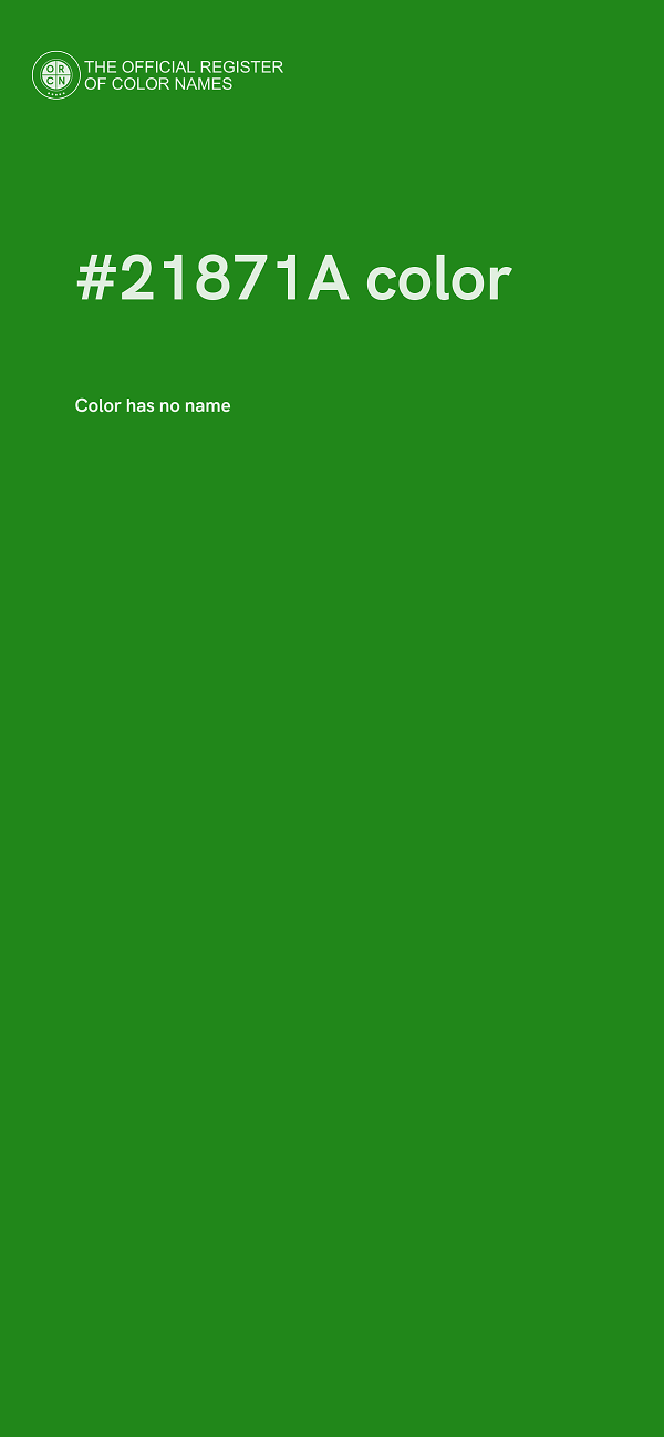 #21871A color image