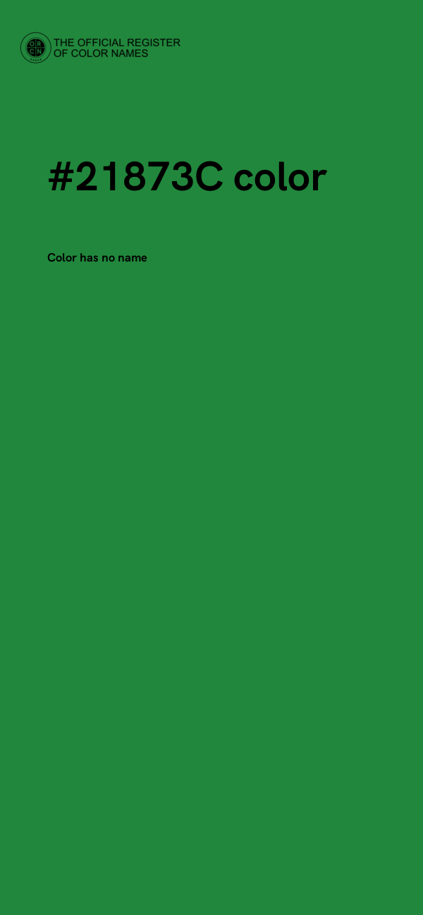 #21873C color image