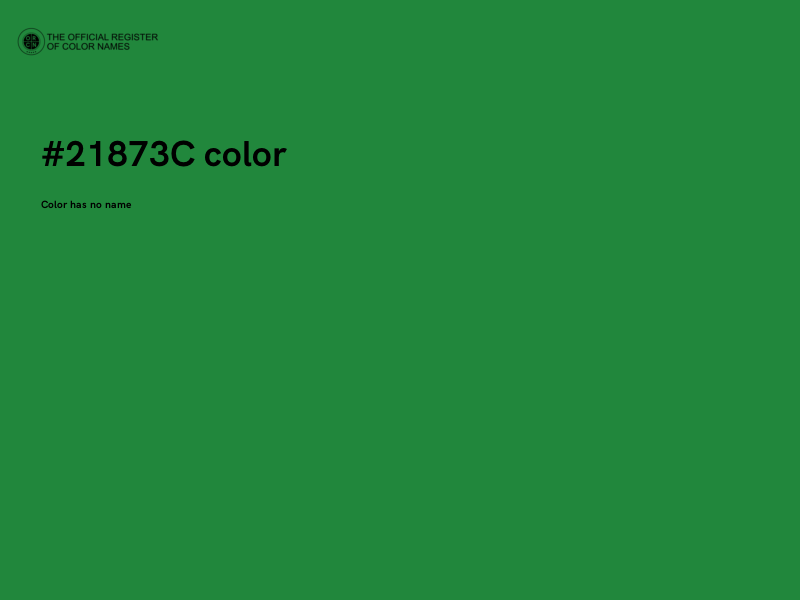 #21873C color image