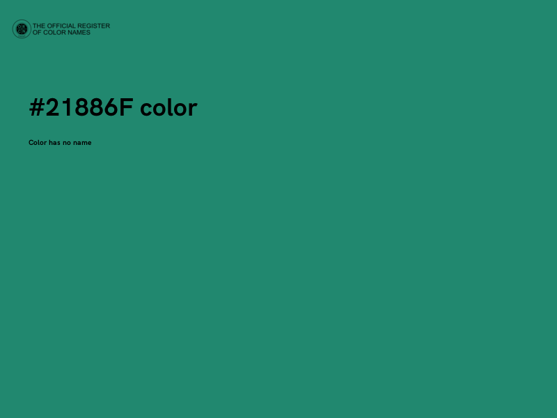 #21886F color image