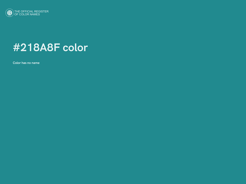 #218A8F color image