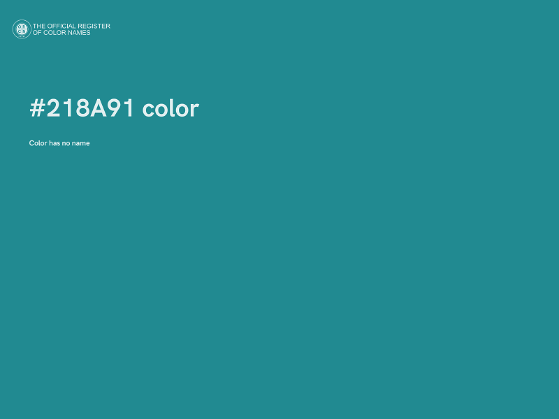 #218A91 color image
