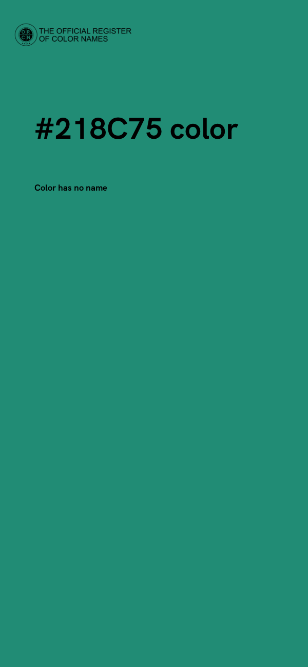 #218C75 color image