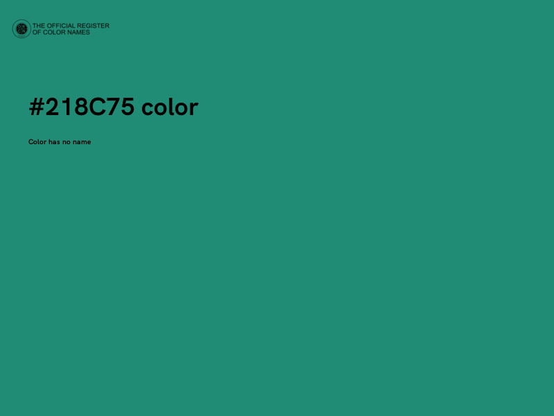 #218C75 color image