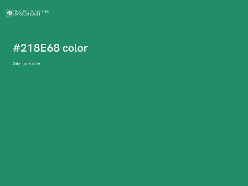 #218E68 color image