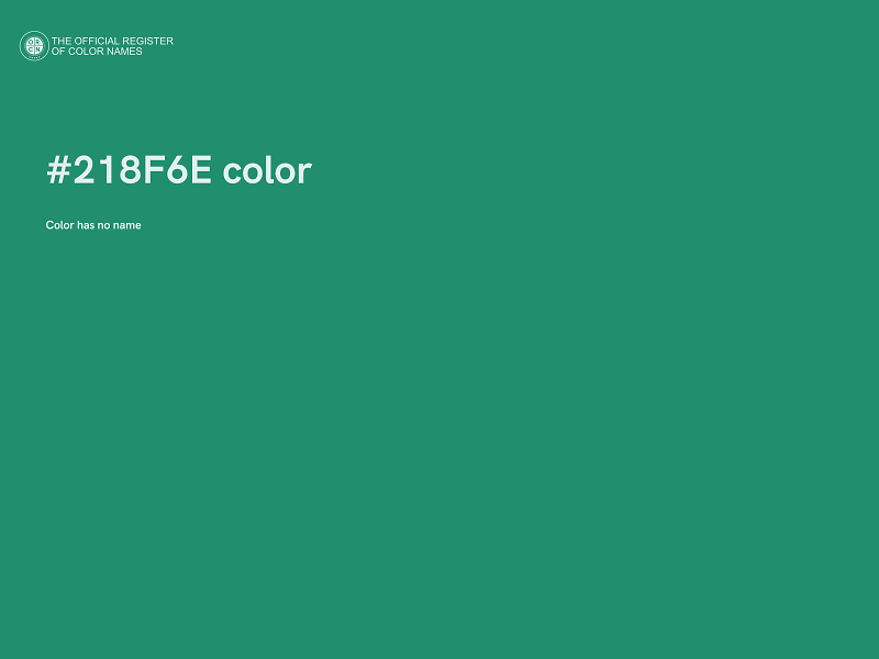 #218F6E color image