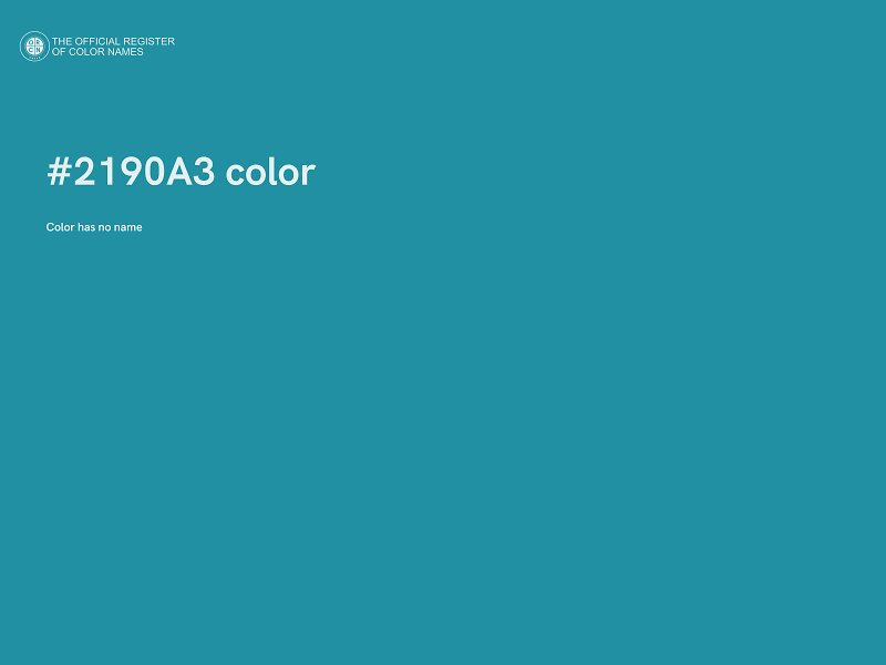 #2190A3 color image