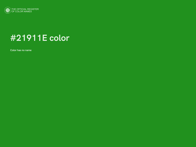 #21911E color image