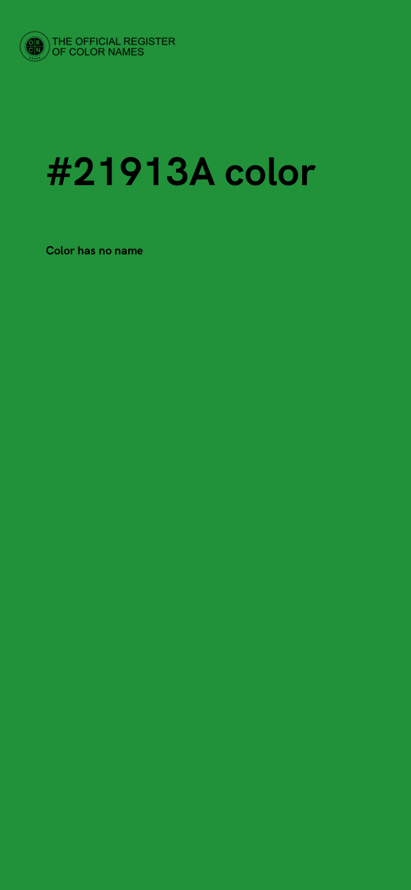 #21913A color image