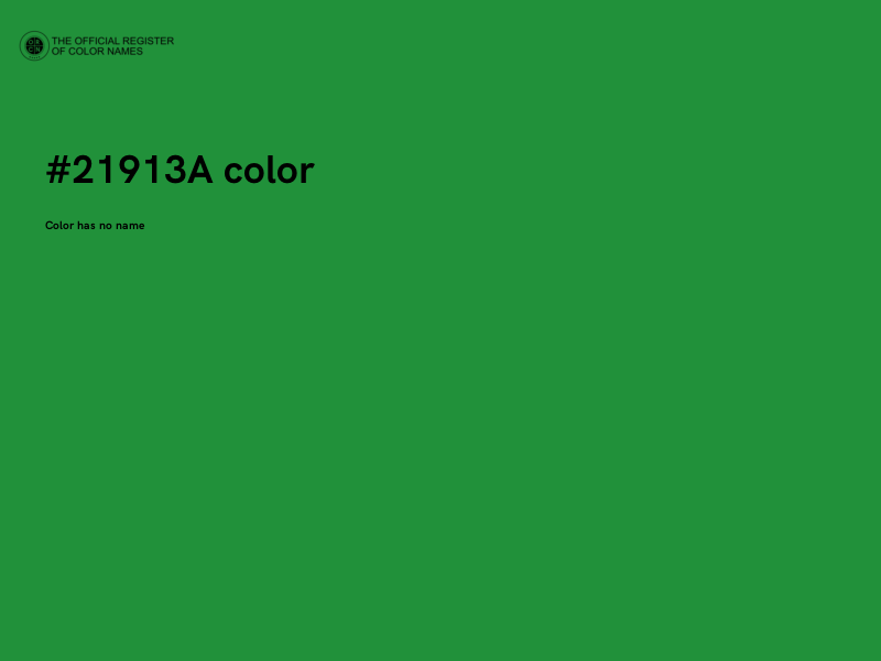 #21913A color image