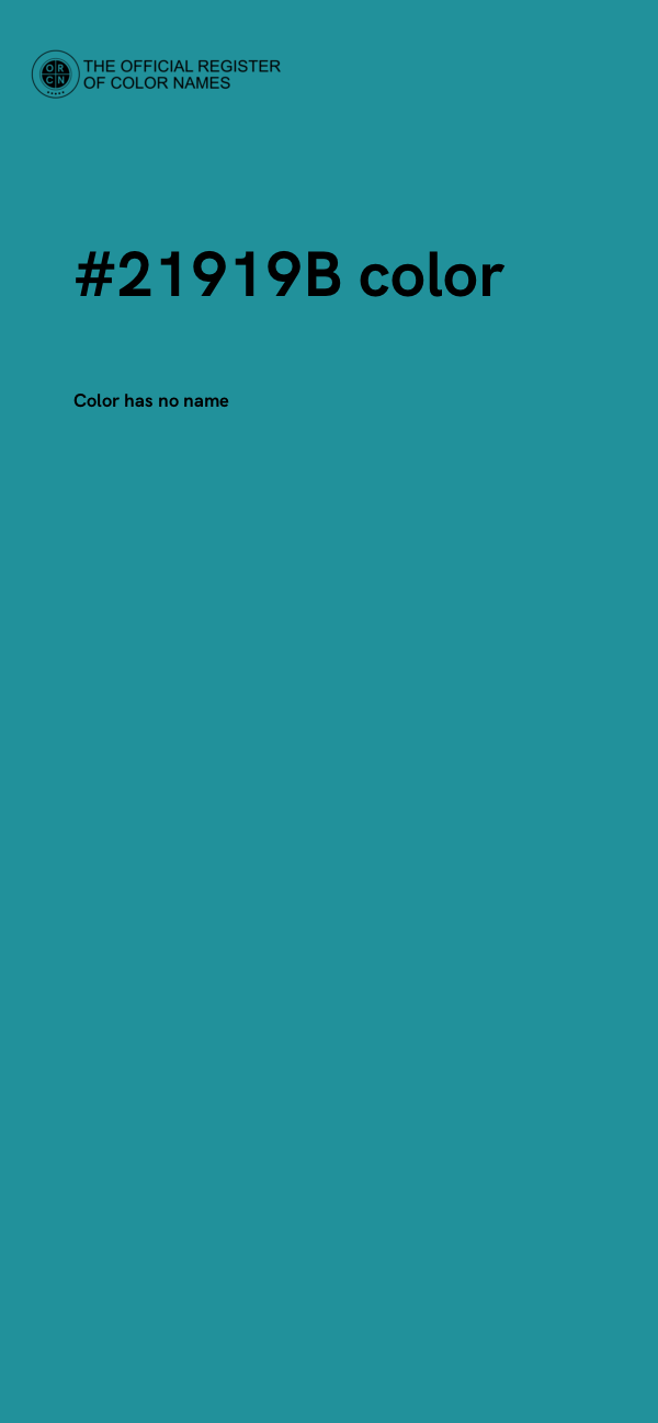 #21919B color image