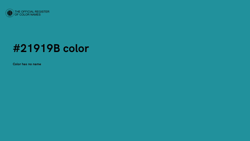 #21919B color image