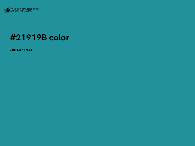 #21919B color image