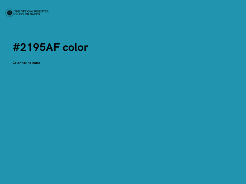 #2195AF color image