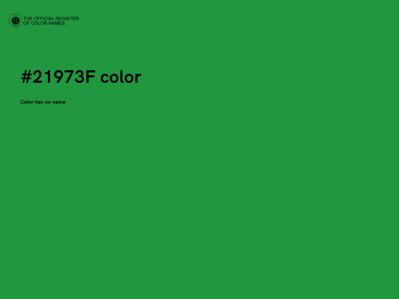 #21973F color image