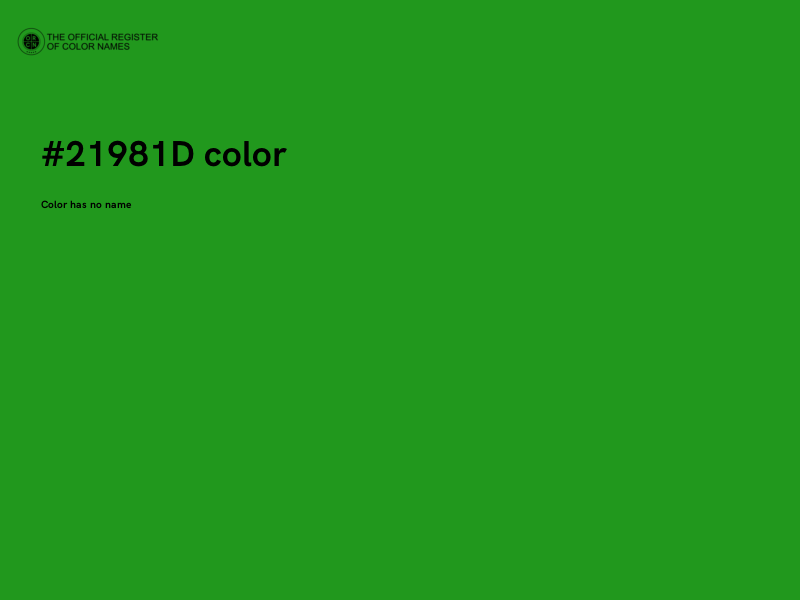 #21981D color image
