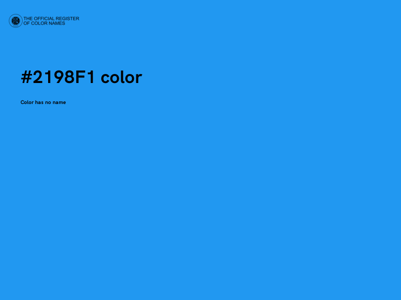 #2198F1 color image