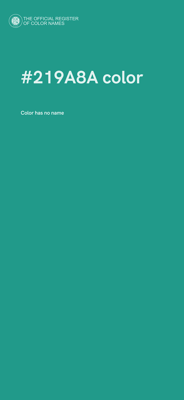 #219A8A color image