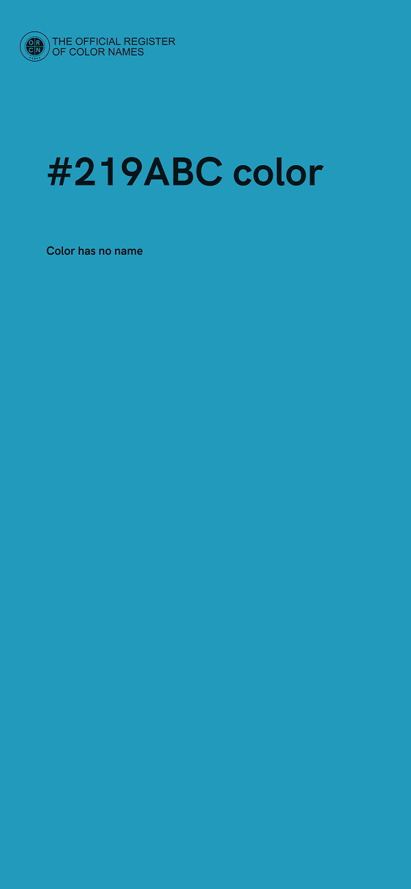 #219ABC color image