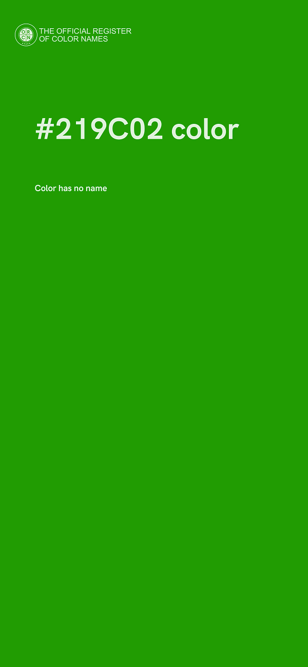 #219C02 color image