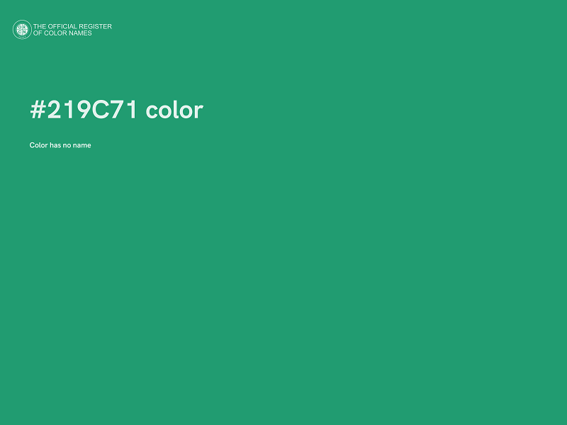 #219C71 color image