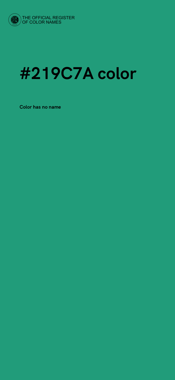 #219C7A color image
