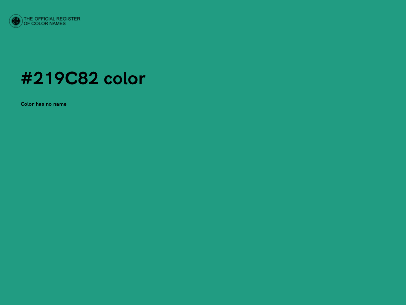 #219C82 color image