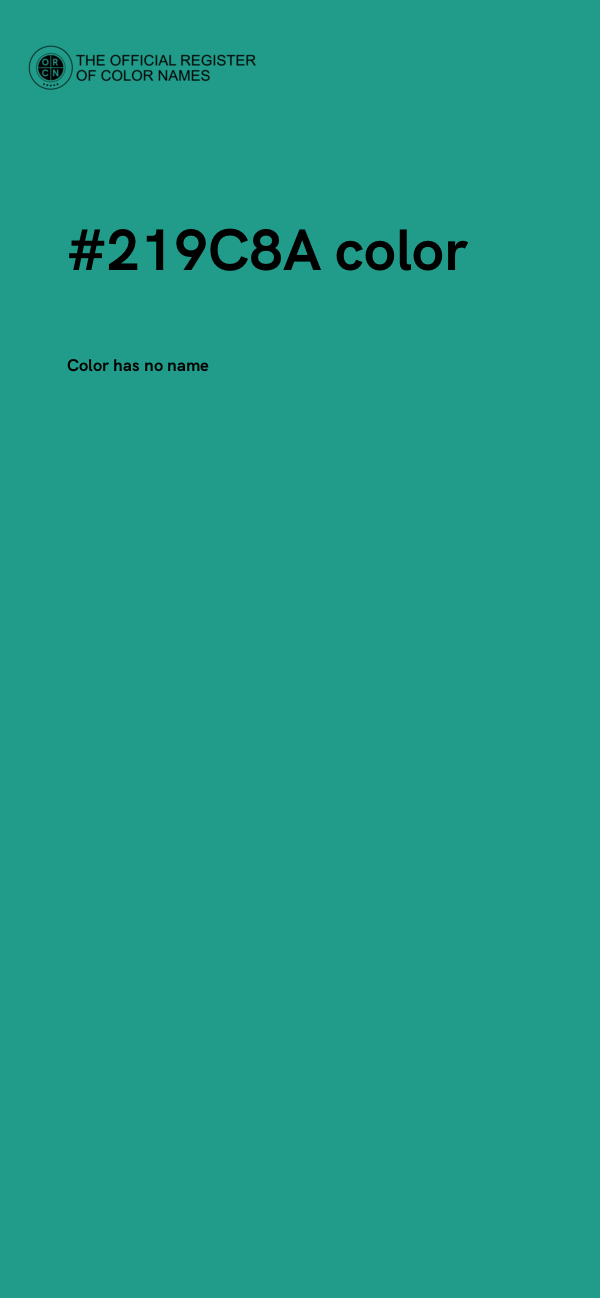 #219C8A color image