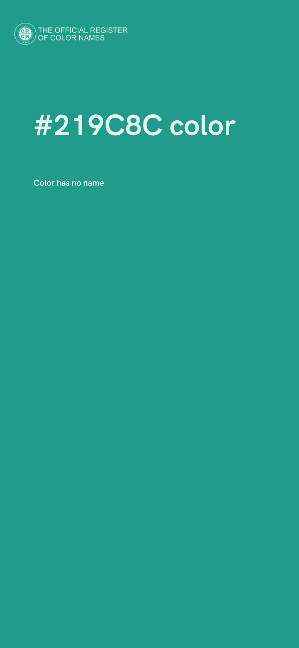 #219C8C color image